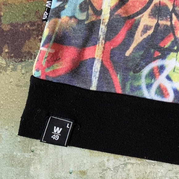 WEST 49 -Rare Graffiti Zip Hoodie - Picture 4 of 8